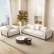 Beech wood sofa set - two pieces #101