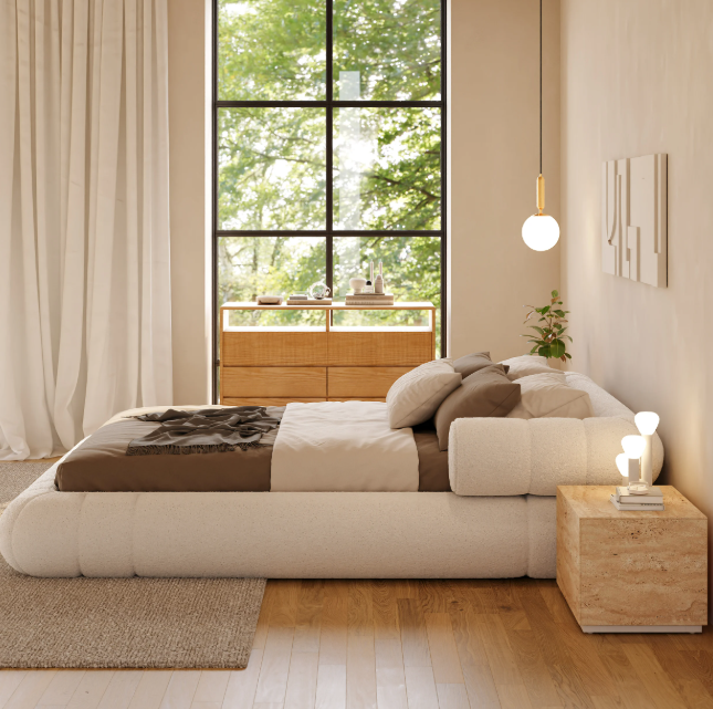 Boucle bed